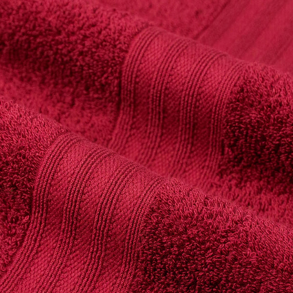 Celebration 4Pc Towel Gift set, Lovely Red | 450 GSM Cotton