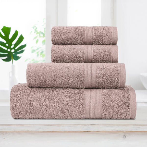 Celebration 4Pc Towel Gift set, Nature Lux | 450 GSM Cotton