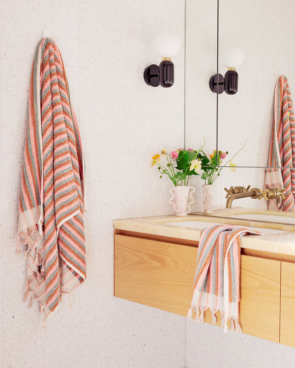 Candy Lane Fine Lines Turkish Bath Towel