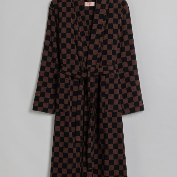 SULIS BATH ROBE
tabac & noir