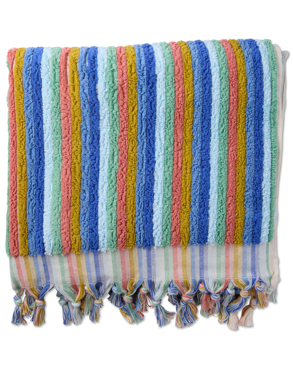 Madeira Stripe Turkish Bath Towel