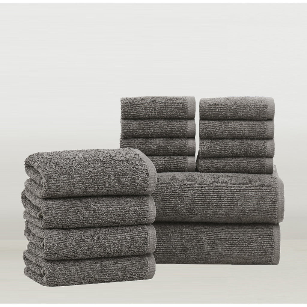 Latitude Run Everyday Ribbed 14 Piece Towel Set