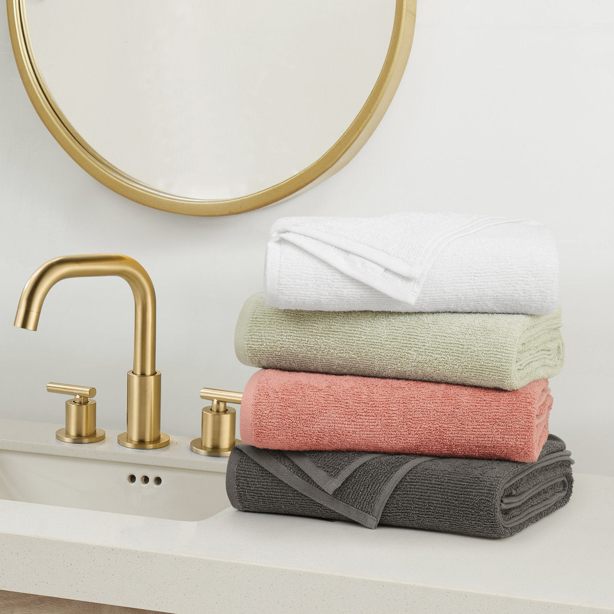 Latitude Run Everyday Ribbed 14 Piece Towel Set