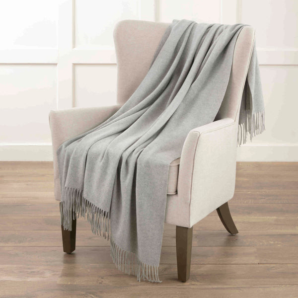 Cashmere Gray Throw by Luxor