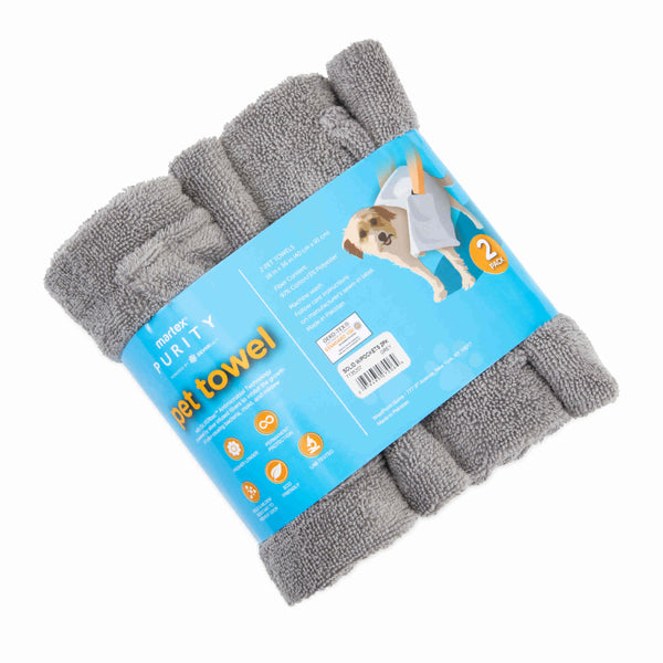 Martex Purity 2-Pack Pet Towel Set