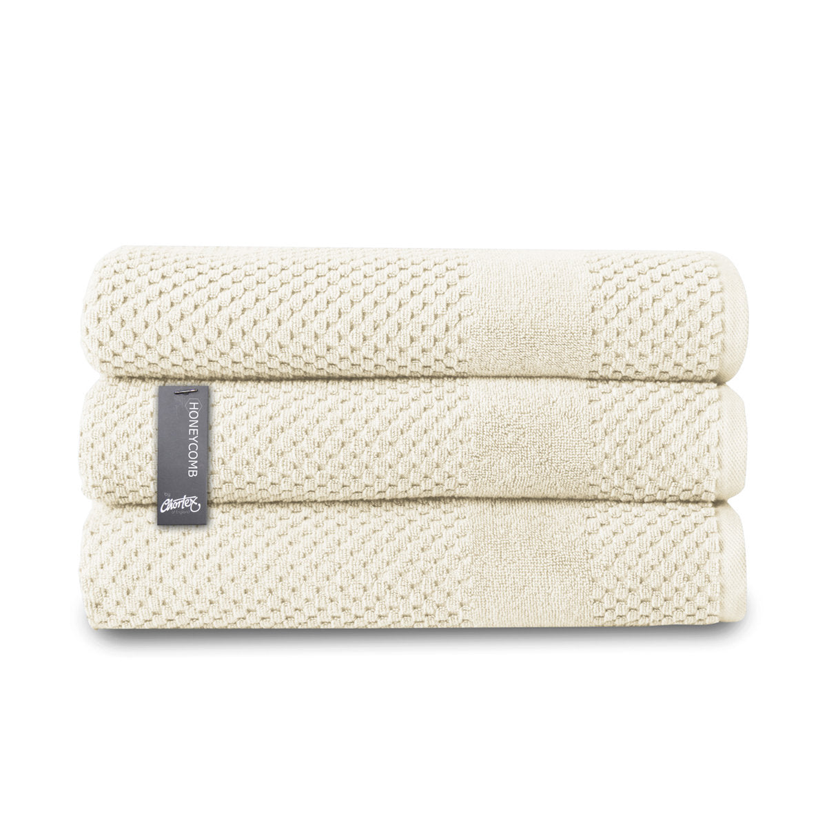 Ngan Honeycomb Turkish Cotton Bath Towel Set (Set of 3)