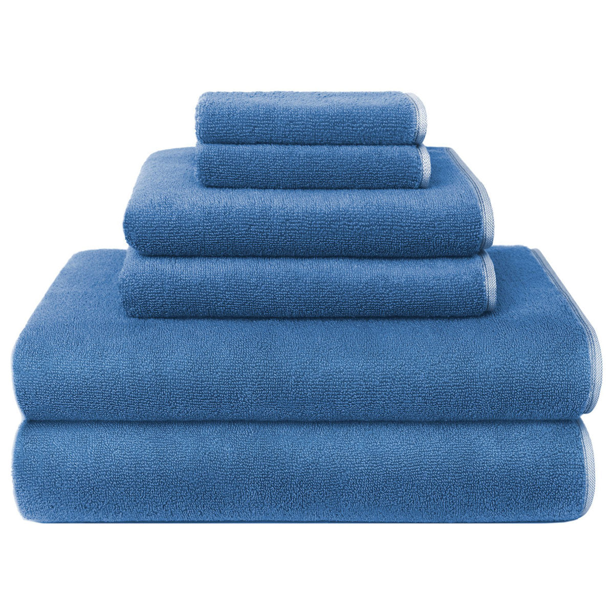 Quick Dry 6 Piece 100% Cotton Towel Set