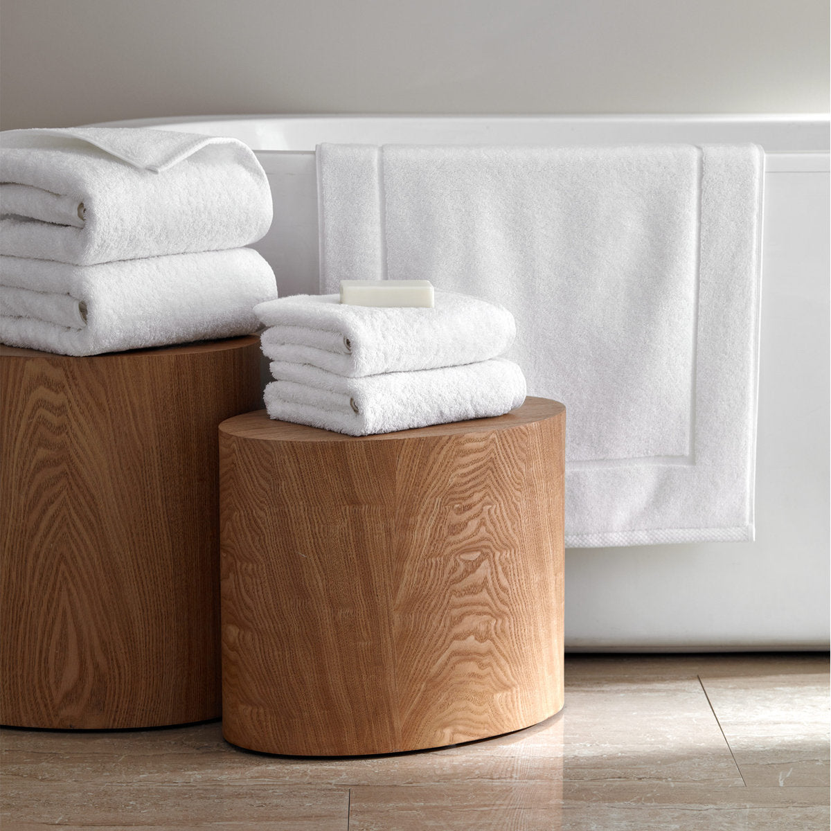 Simple Border Hand Towel
