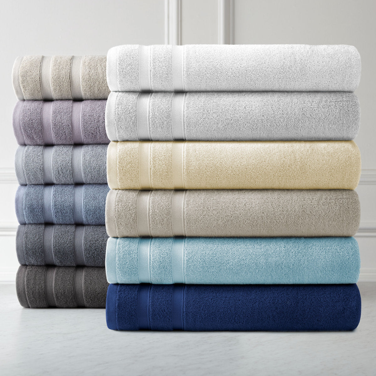 Southshore Premium Quality 6 Piece 100% Cotton Towel Set