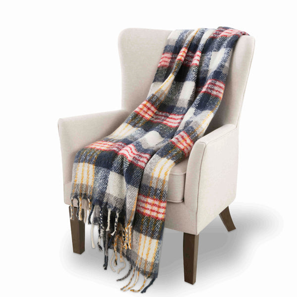 Mohair Plaid Throw by Vellux