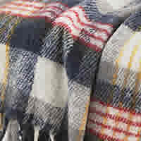 Mohair Plaid Throw by Vellux
