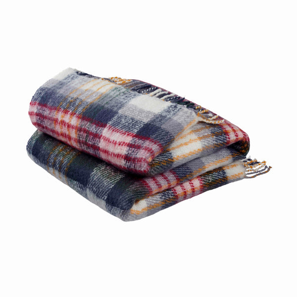 Mohair Plaid Throw by Vellux