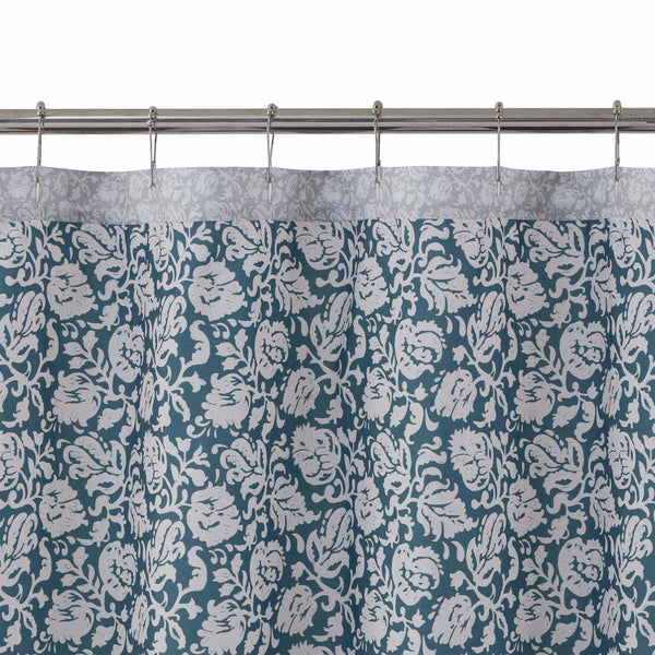 Martex Arcadia Grove 72x72 Steel Shower Curtain
