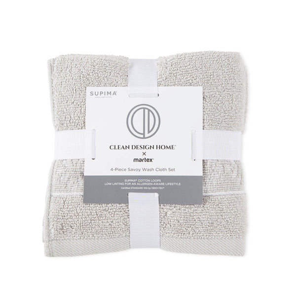 Clean Design Home Anti-Allergen Savoy Towel Set