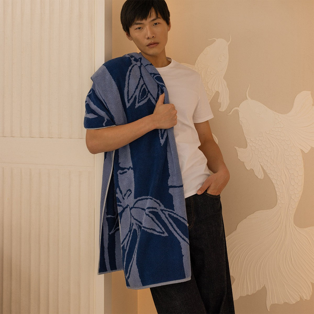 Kenzo K Bamboo Beach Towel