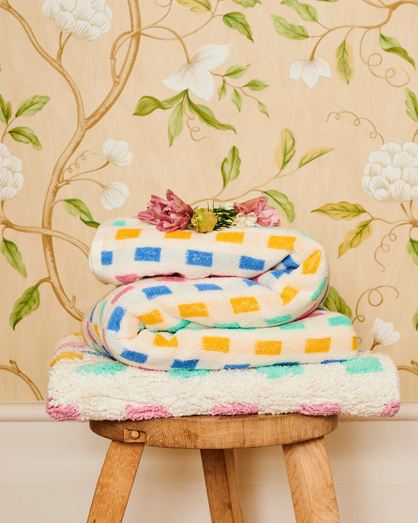 Tic Tak Terry Bath Towel