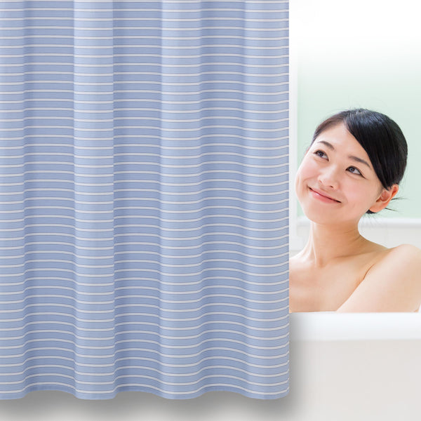 Martex Expression Crosby 72x72 Blue Shower Curtain