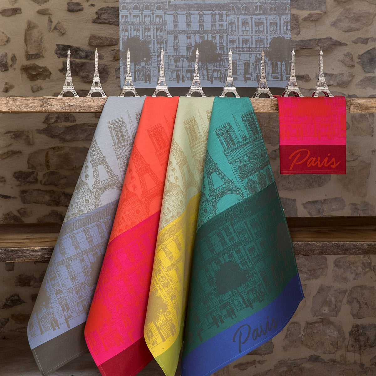 Le Jacquard Francais Paris Panorama Tea Towel
