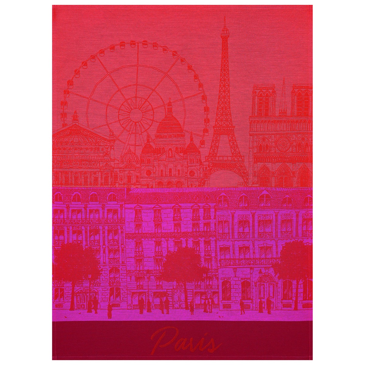 Le Jacquard Francais Paris Panorama Tea Towel