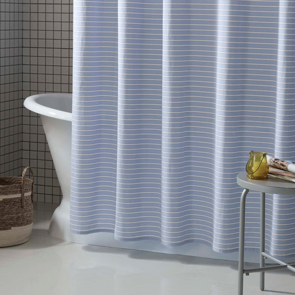 Martex Expression Crosby 72x72 Blue Shower Curtain